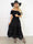 Angelina Broderie - Lang plus size viskosekjole i broderie anglaise