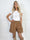 Pams Broderie Shorts - Højtaljede shorts i broderie anglaise
