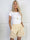 Pams Broderie Shorts - Højtaljede shorts i broderie anglaise
