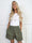 Pams Broderie Shorts - Højtaljede shorts i broderie anglaise