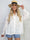 Lona Broderie - Broderie anglaise plus size skjorte i viskose