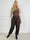 Pams Glitter Harem Pants - Elastiska paljettbyxor med smock i midjan