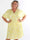 Pams Butterfly Short - Elastisk plus size klänning med fjärilstryck