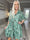 Milano Pattern Midi - Mönstrad klänning med lager på lager look