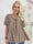 Miracle Dot T-shirt - Elastisk blus med guldprickar på