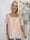 Miracle Dot T-shirt - Elastisk blus med guldprickar på