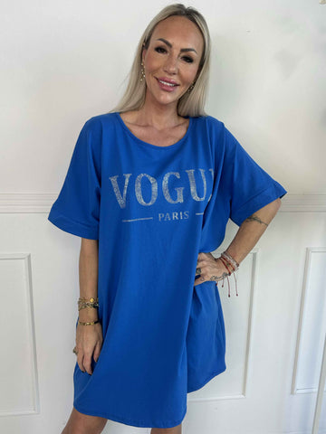 Mintu Dress - T-shirtklänning i bomull med similisten