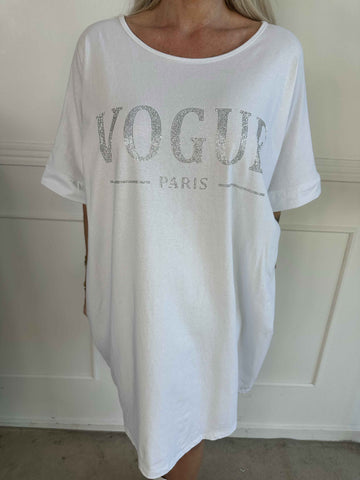 Mintu Dress - T-shirtklänning i bomull med similisten