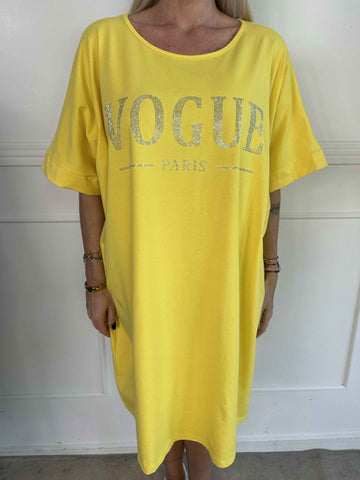 Mintu Dress - T-shirtklänning i bomull med similisten