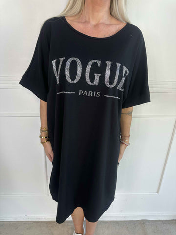 Mintu Dress - T-shirtklänning i bomull med similisten
