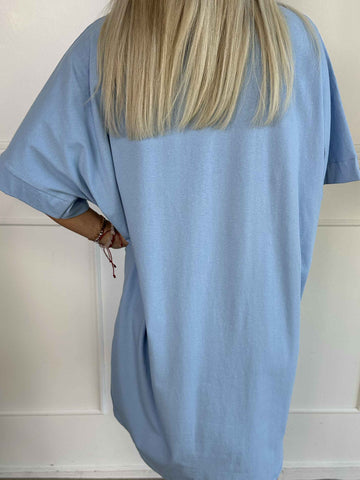 Mintu Dress - T-shirtklänning i bomull med similisten