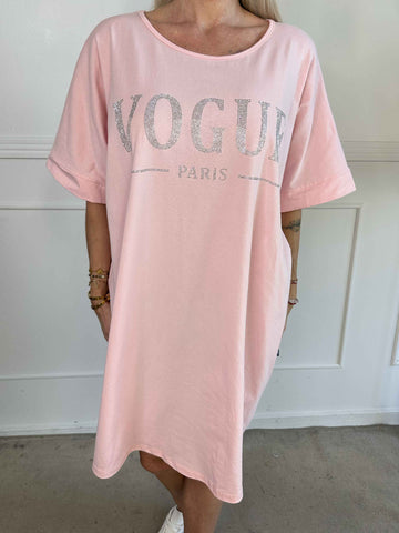 Mintu Dress - T-shirtklänning i bomull med similisten