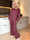 Dream Pattern - Träningsoverall i viskos med trendigt mönster, gulddetaljer och ribbade kanter
