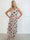 Hallie – Elegant, stretchig plus size klänning i prickig mesh