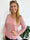 Ibina Long Sleeve - Söt blus med veck och spetskant