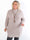 Isolde - Plain plus size strikkjole med høj hals