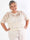 Ivy - Feminin virkad plus size blus i bomull