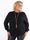 Jayda - Plus size stickad tröja i flätstickning med hög krage och lätta ballongärmar