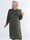 Karolina - Lång plus size klänning med kabelstickning