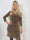 Kata - Glittrande klänning med snygg omlottlook, massor av stretch och fina glittertrådar