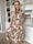 Kelly Floral Sleeveless - Blommig klänning med smockat bröst