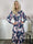 Kelly Flower Dress - Elastisk klänning med smock över bröstet
