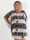 Kenya Pattern - Plus size kjole med et let mønstret chiffonstykke