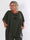 Kenya Shirt - Elegant plus size bluse med let chiffonlag og rund udskæring