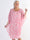 Kenya Small Flower - Tunikaklänning i plus size med blommigt chiffonglager