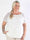 Kim Shirt - Söt plus size elastisk blus med ärmar av glittriga paljetter