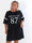 Lana - Plus size t-shirtklänning i mjuk bomull med snyggt