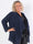 Layla - Kort lätt plus size-kofta i chiffong