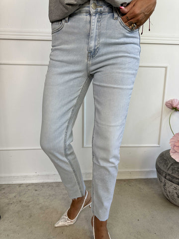 Lettie - Højtaljede moms jeans