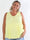 Linda Top - Fin plisseret plus size top i viskoseblanding med V-udskæring