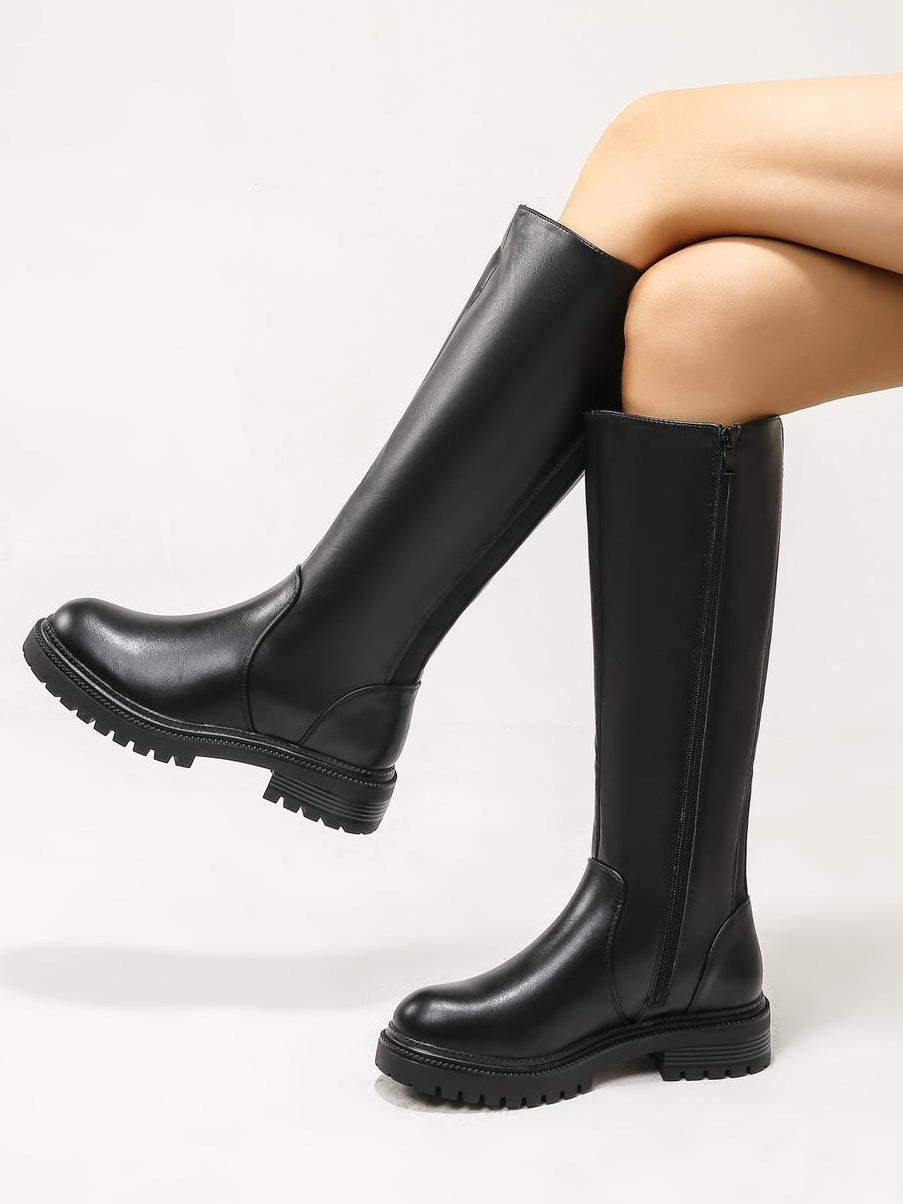 Mina - Långa stövlar med resår i skaftet