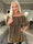 Maily - Off shoulder-blus med glittertrådar