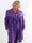 Malfrid - Plus size kappa i mjuk teddy med shiny stjärnor