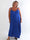 Marceline Long - Lang plus size stropkjole i viskose med A-facon