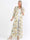Mikkala Sweet Flower - Elastisk plus size kofta med tryck