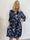 Milano Butterfly Midi - Elastisk kjole med sødt sommerfugleprint og A-facon