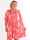 Milano Bouquet Midi - Plus size kjole med smukt blomsterprint og diskret guldglimmer