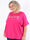 Mintu - T-shirt med mockapressning i plus size