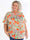 Mintu Leo - Plus size t-shirt i bomull med leopardtryck