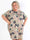 Mintu Leo Dress - Plus size t-shirtklänning i bomull med leopardtryck