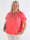Miracle Crystal T-shirt - Mjuk plus size blus i viskos med strass