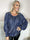 Miracle Denim Shirt L/S - Blus med resår i nederkanten och långa ärmar