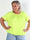 Miracle Plain - Skønneste plus size t-shirt i plain farve med elastik for enden