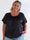Miracle Plain - Skønneste plus size t-shirt i plain farve med elastik for enden