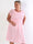 Nicka - Plus size sommerkjole i bomuld med overdel i strikket net