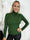 Oksana - Mjuk blus i viskosblandning med turtleneck